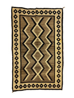 Navajo Crystal Rug c. 1930s, 56" x 34" (T6523)