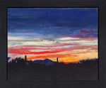Moira Marti Geoffrion - Tucson Mountains Sunset