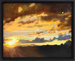 Moira Marti Geoffrion - Full Moon Sunset