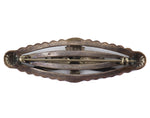 Navajo - Silver Pin with Stamped Design and Eagle Pictorial c. 1930s, 1" x 2.75"