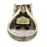 Sam Patania - "Grand Cathedral Ring" Citrine and Sterling Silver, size 7