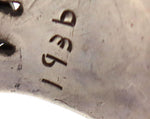 Pueblo/Navajo - Turquoise and Silver Bracelet c. 1936, size 7.5