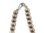 Navajo Arts and Crafts Guild - Silver Squash Blossom Necklace and French Hook Earrings Set c. 1940s