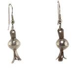 Navajo Arts and Crafts Guild - Silver Squash Blossom Necklace and French Hook Earrings Set c. 1940s