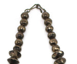 Navajo - Turquoise and Silver Squash Blossom Necklace c. 1950-60s, 24" length