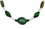 Yakama - Beaded Necklace with Venetian Trade and Pony Beads c. 1960s, 26" length