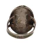 Navajo - Turquoise and Silver Ring c. 1940-50s, size 8.75