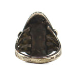 Navajo - Turquoise and Silver Ring c. 1940-50s, size 8.5