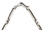 Evangelita Edaakie - Zuni - Turquoise Needle Point and Silver Link Necklace c. 1960s, 16.5" length