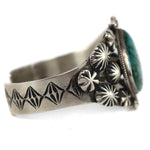 Kirk Smith (1957-2012) - Navajo - Turquoise and Silver Bracelet c. 1980-90s, size 6.5