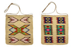 Nez Perce Double-Sided Corn Husk Bag c. 1900s, 10.25" x 9.5"