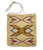 Nez Perce Double-Sided Corn Husk Bag c. 1900s, 10.25" x 9.5"