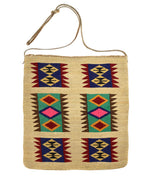 Nez Perce Double-Sided Corn Husk Bag c. 1900s, 10.25" x 9.5"