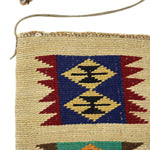 Nez Perce Double-Sided Corn Husk Bag c. 1900s, 10.25" x 9.5"