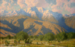 Charles Fritz (b. 1955) - Morning Light on Mount San Jacinto, Palm Desert California