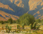 Charles Fritz (b. 1955) - Morning Light on Mount San Jacinto, Palm Desert California