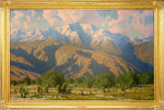 Charles Fritz (b. 1955) - Morning Light on Mount San Jacinto, Palm Desert California