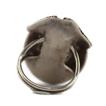 Navajo - Turquoise and Silver Ring c. 1950s, size 10.5