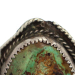 Navajo - Turquoise and Silver Ring c. 1950s, size 10.5