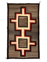 Navajo Ganado Rug c. 1900s, 76" x 43"