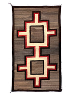 Navajo Ganado Rug c. 1900s, 76" x 43"