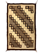Navajo Crystal Rug c. 1910-20s, 62" x 36"