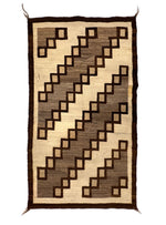 Navajo Crystal Rug c. 1910-20s, 62" x 36"