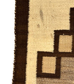 Navajo Crystal Rug c. 1910-20s, 62" x 36"