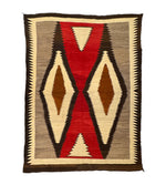 Large Navajo Ganado Rug c. 1920s, 107" x 83"