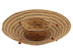 Pima Basket with Attached Interior Basket c. 1890s, 3" x 11"