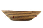 Pima Basket with Attached Interior Basket c. 1890s, 3" x 11"