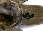 Navajo Arts and Crafts Guild - Silver Sandcast Belt Buckle c. 1940s, 2.5" x 2.75"