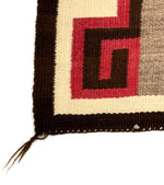 Navajo Crystal Storm Pattern Rug c. 1920-30s, 62.5" x 36.5"
