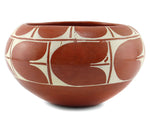Santo Domingo (Kewa) Redware Jar c. 1940s, 6.5" x 11