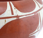 Santo Domingo (Kewa) Redware Jar c. 1940s, 6.5" x 11