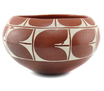 Santo Domingo (Kewa) Redware Jar c. 1940s, 6.5" x 11