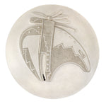 Wilfred Garcia (1954-2018) - Acoma Seed Jar with Incised Bear c. 2000s, 6.25" x 9.5"