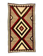Navajo Ganado Rug c. 1930s, 107" x 61"