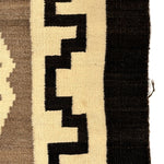 Navajo Two Grey Hills Rug c. 1920s, 76.5" x 48"
