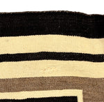 Navajo Two Grey Hills Rug c. 1920s, 76.5" x 48"