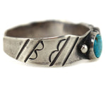 Navajo - Turquoise and Silver Bracelet c. 1920-30s, size 6.75