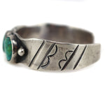 Navajo - Turquoise and Silver Bracelet c. 1920-30s, size 6.75