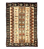 Navajo Teec Nos Pos Rug c. 1925, 72.5" x 49.5"