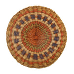 Hopi Polychrome Wicker Basket c. 1890s, 6" diameter