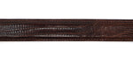 Pat Areias - Lizard Leather and Silver Belt with Mexican Silver Belt Buckle