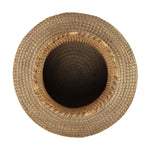 Tohono O'odham Olla with Hubbell Trade Beads c. 1900s, 8" x 10"