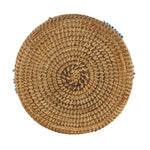 Tohono O'odham Olla with Hubbell Trade Beads c. 1900s, 8" x 10"
