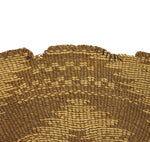 Northwest Coast Tray with Squash Blossom Design c. 1900s, 3.5" x 14.5"