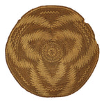 Northwest Coast Tray with Squash Blossom Design c. 1900s, 3.5" x 14.5"