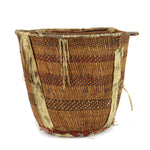 Apache Polychrome Burden Basket c. 1900s, 14" x 17"